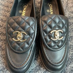 Chanel loafers, size 38.